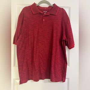 Haggar Men's Red Polo Shirt NWOT